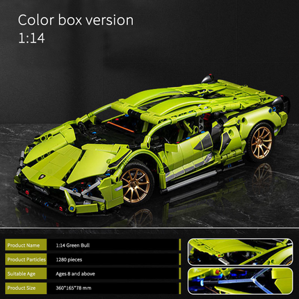 1:8 Scale Technic Racing Car Building Block Set (3000+ PCS)