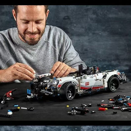 1580+ PSC I Porsche 911  I Technic Series Building Block Remote Control Car