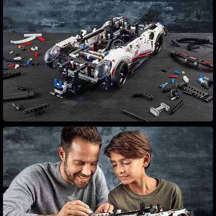 1580+ PSC I Porsche 911  I Technic Series Building Block Remote Control Car