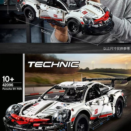 1580+ PSC I Porsche 911  I Technic Series Building Block Remote Control Car
