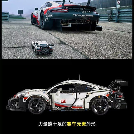 1580+ PSC I Porsche 911  I Technic Series Building Block Remote Control Car